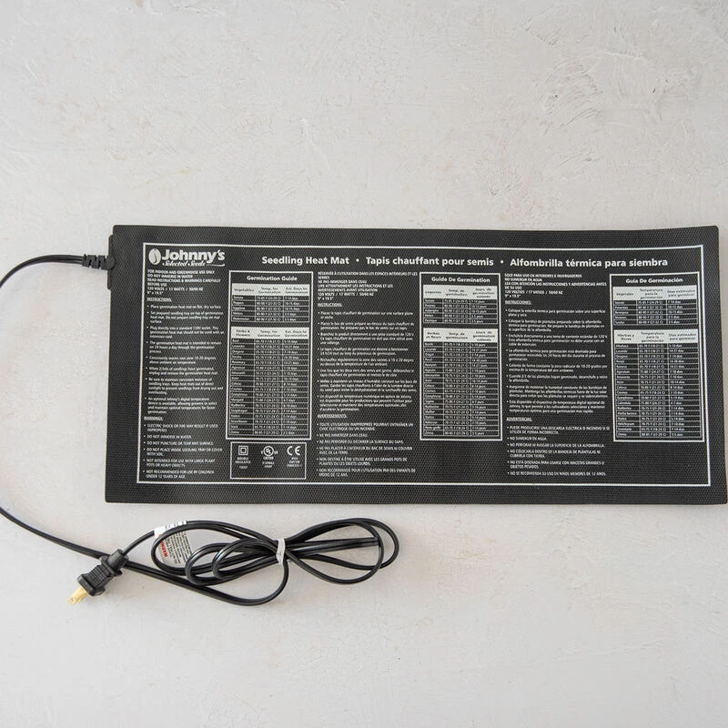 Johnny's Seedling Heat Mat – 9" X 19.5" 1 Johnny's Seedling Heat Mat – 9" X 19.5"