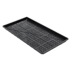 Polypro Mesh Shallow Tray, Black – 24 Count