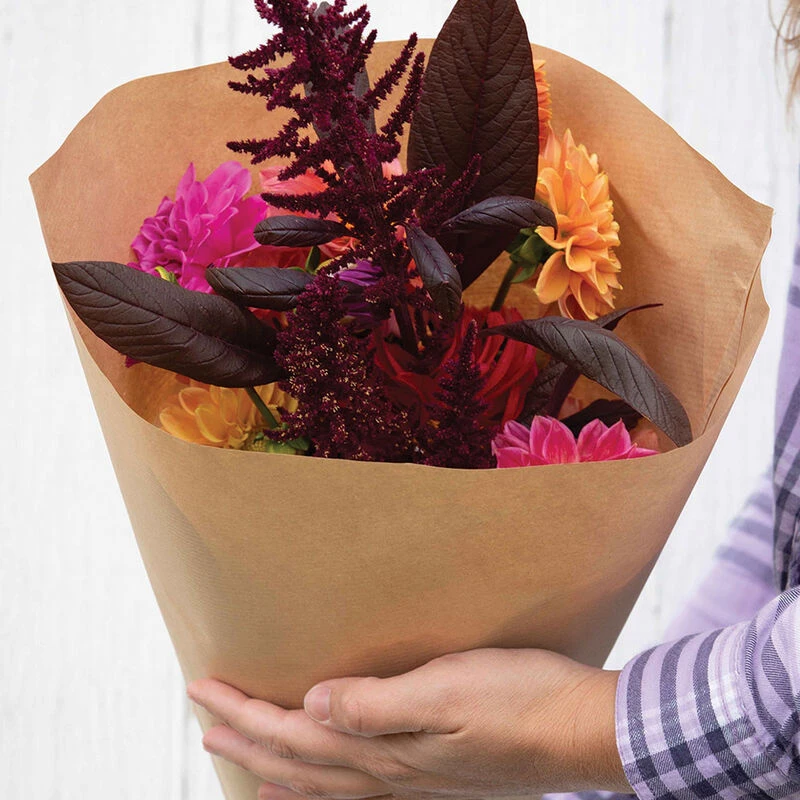 Kraft Paper Cut-Flower Sleeves – XL, 100 Count 1 Kraft Paper Cut-Flower Sleeves – XL, 100 Count